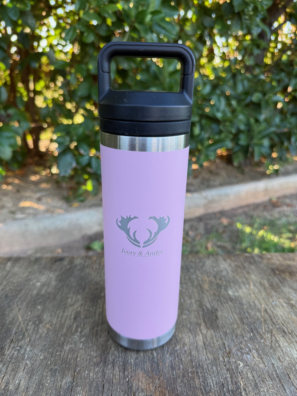 18oz Stainless Steel Water Bottle - Light Pink