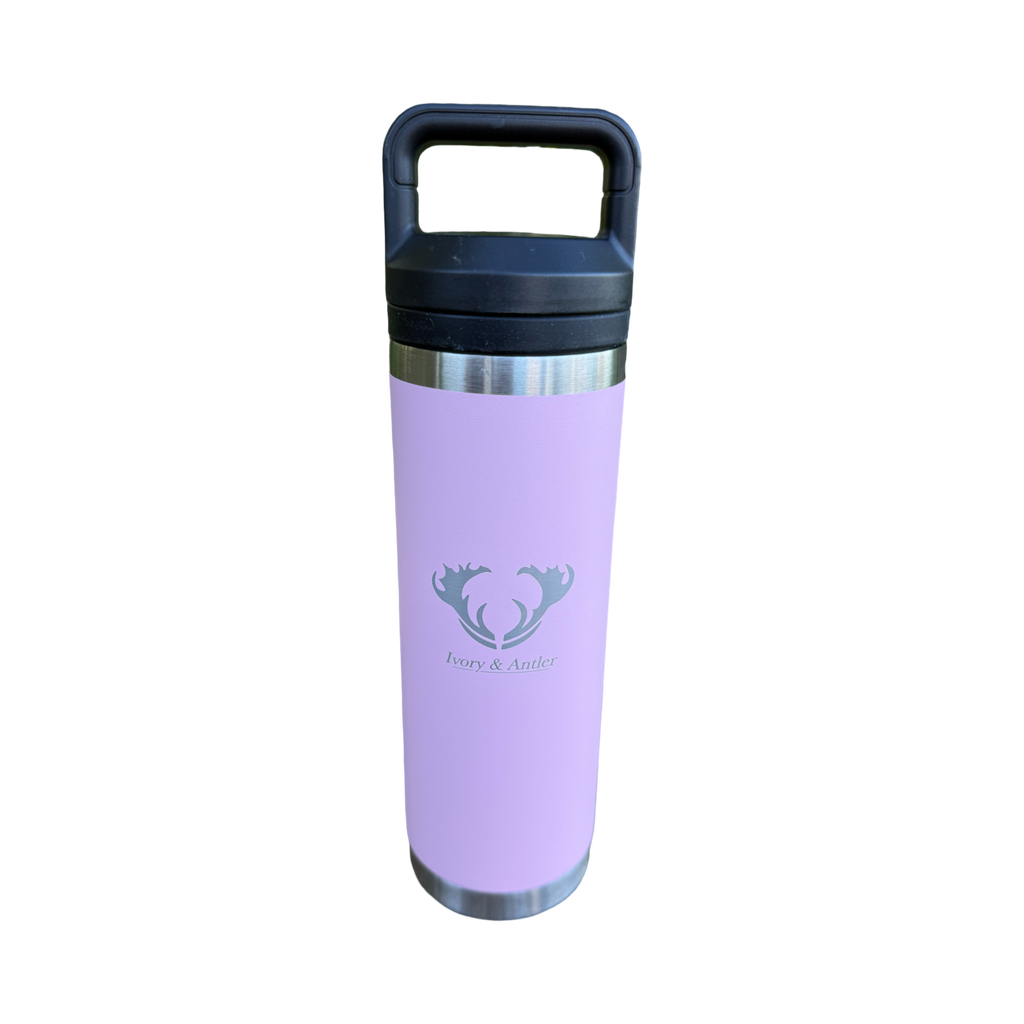 18oz Stainless Steel Water Bottle - Light Pink