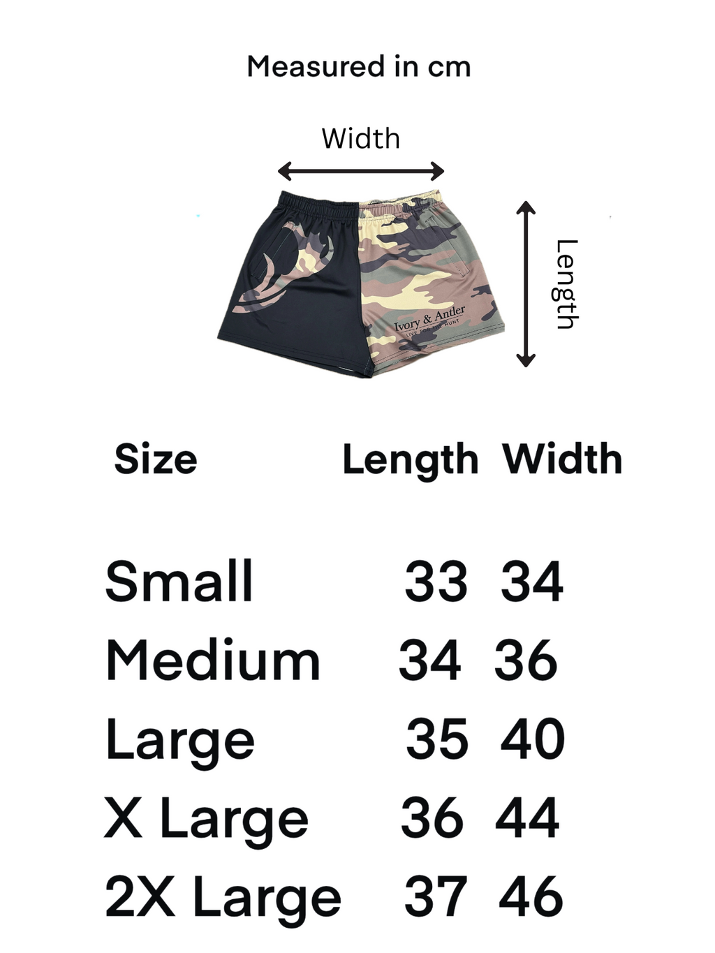 Footy Short - Black/Camo