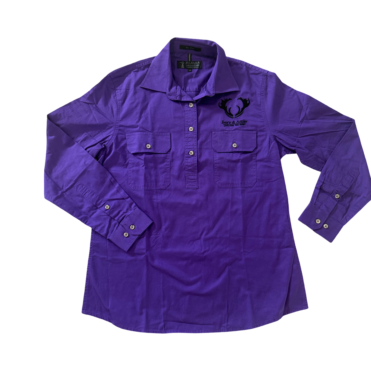 Women's Work Shirt - Purple