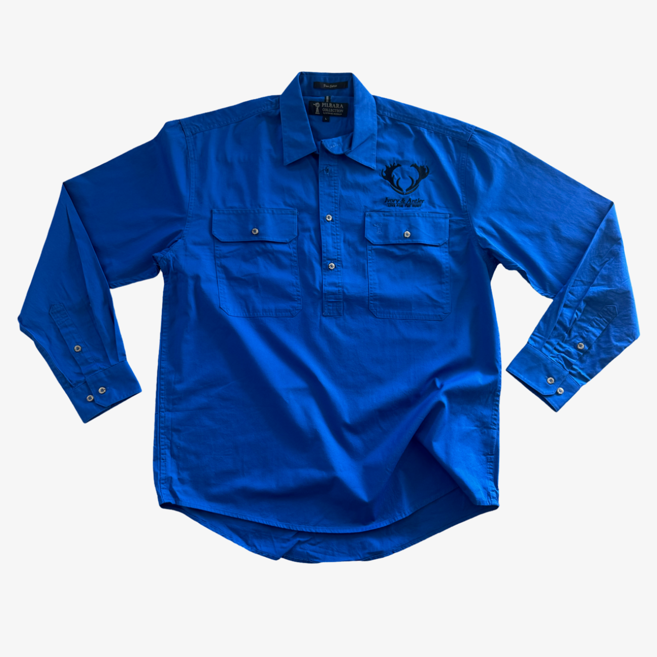 Men's Work Shirt - Cobalt Blue