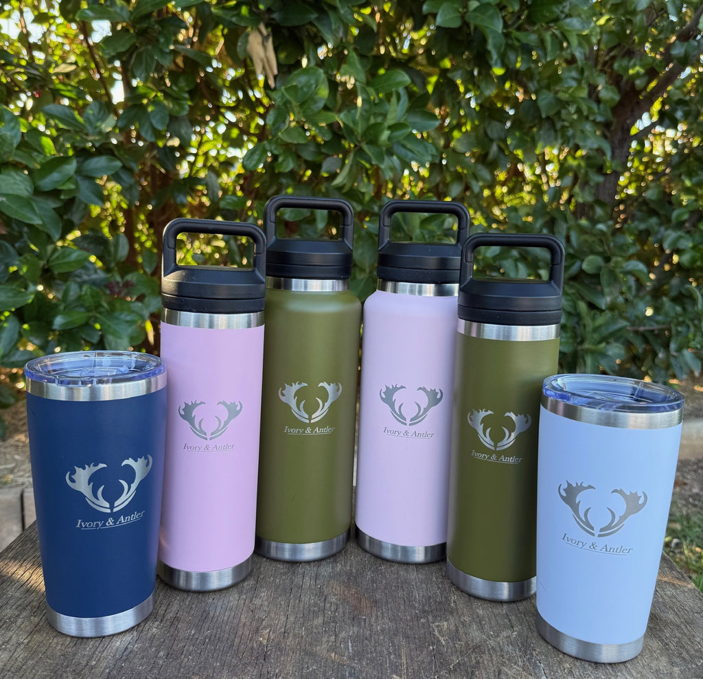36oz Stainless Steel Water Bottle - Light Pink