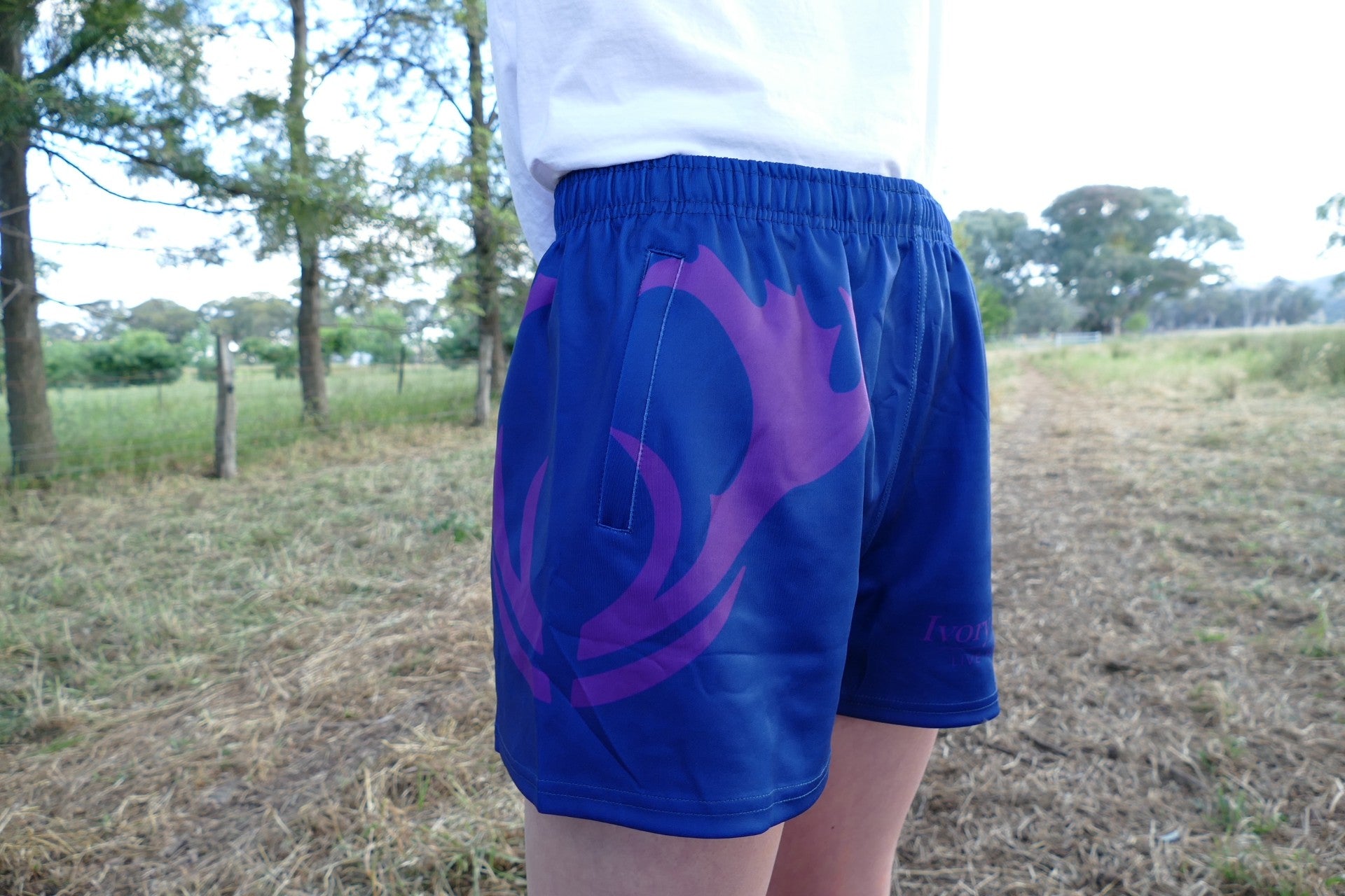 Footy Short - Blue
