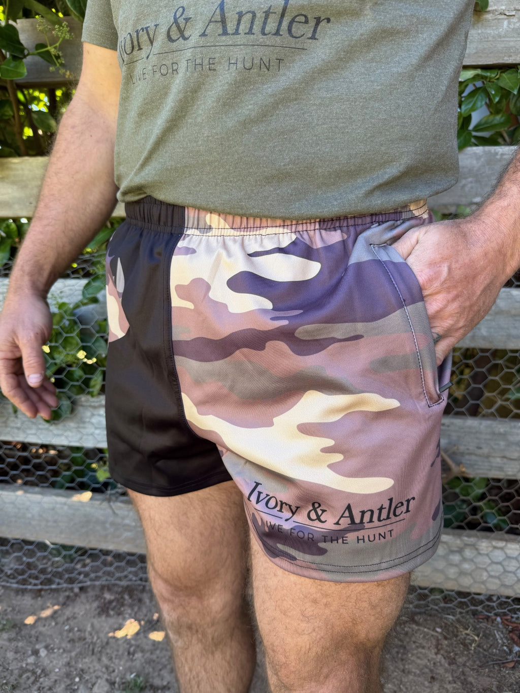Footy Short - Black/Camo