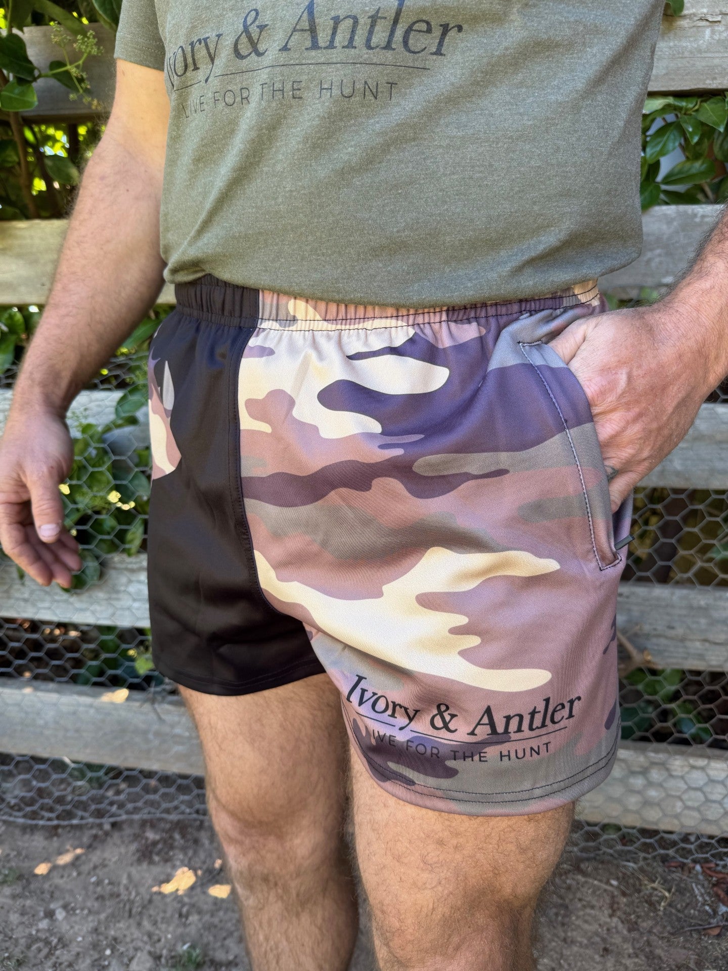 Footy Short - Black/Camo