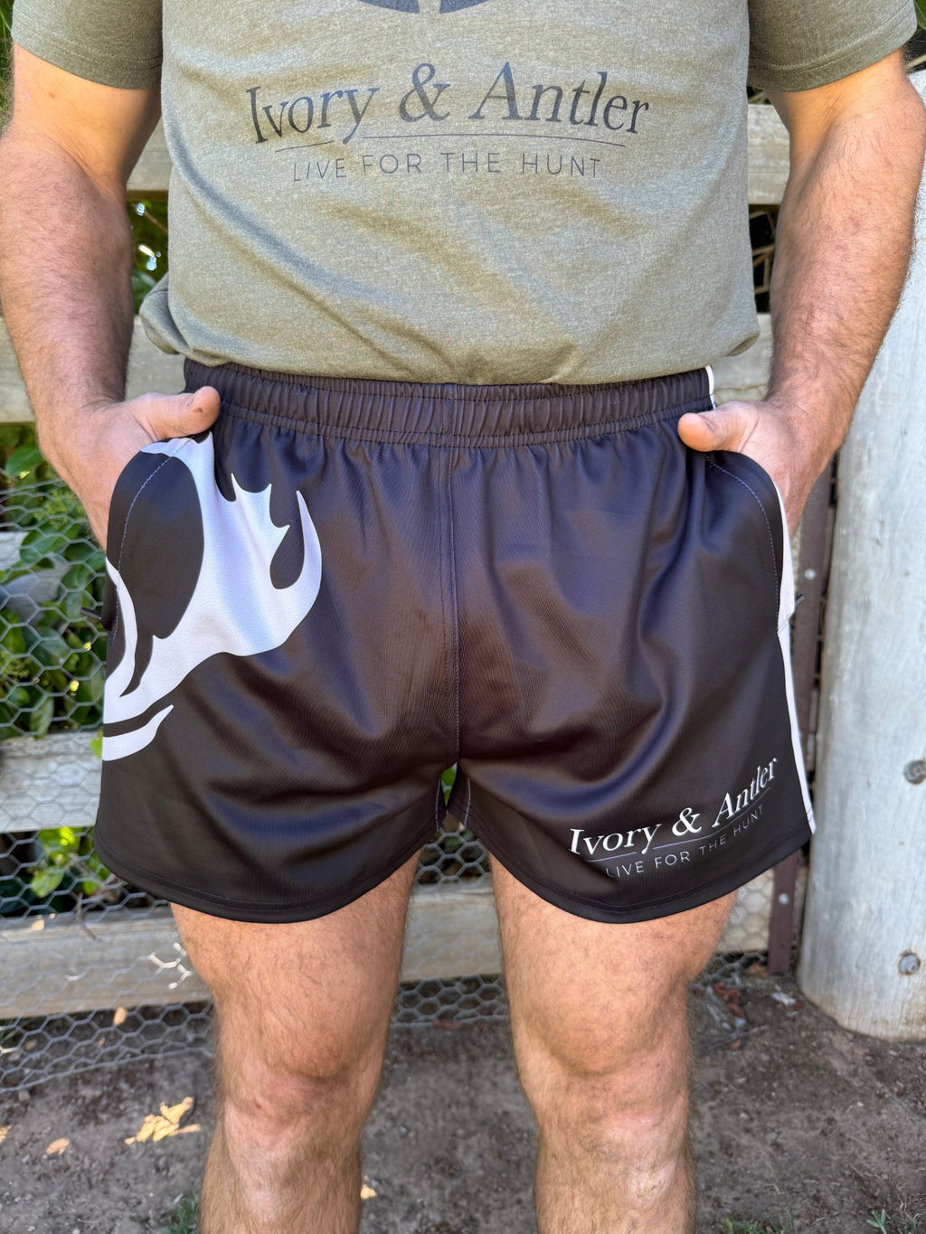 Footy Short - Black