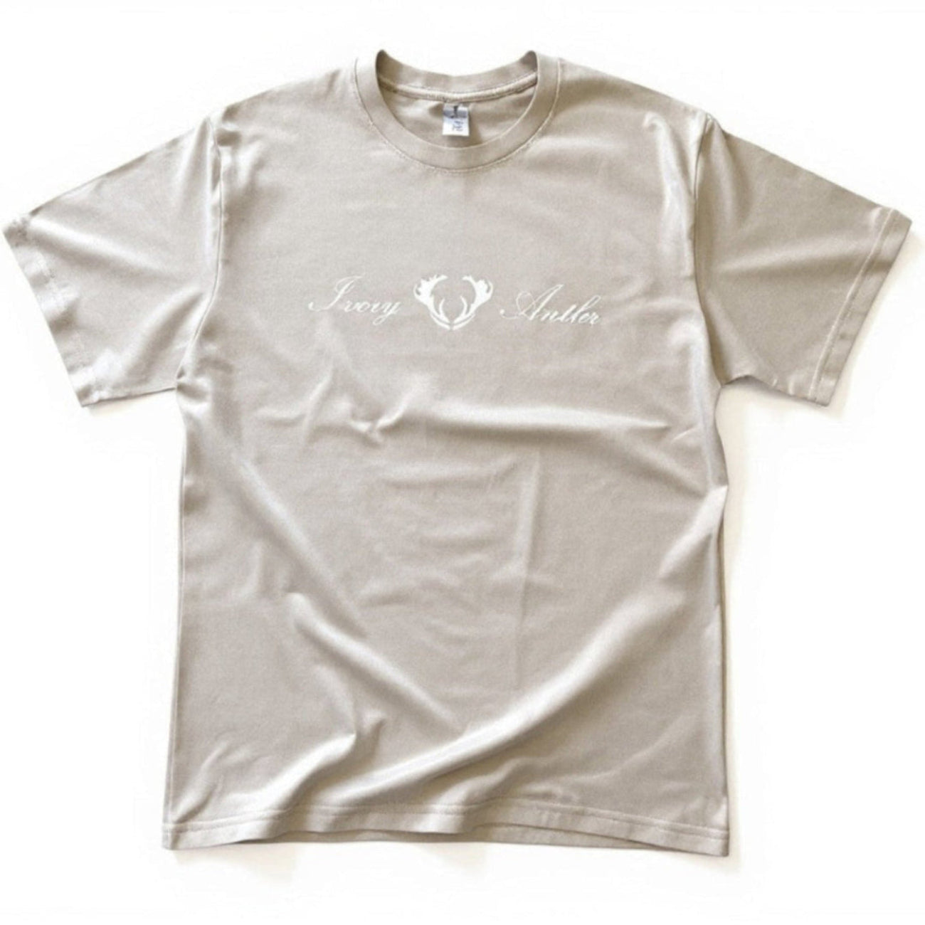 Short Sleeve Small Logo T-Shirt - Beige