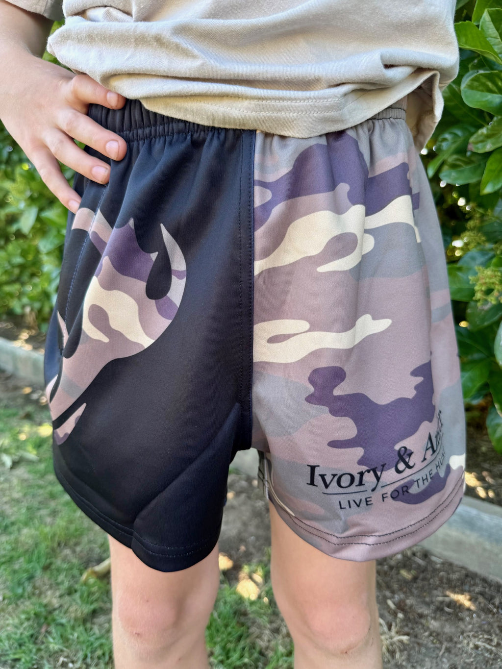 Kids Footy Short - Camo