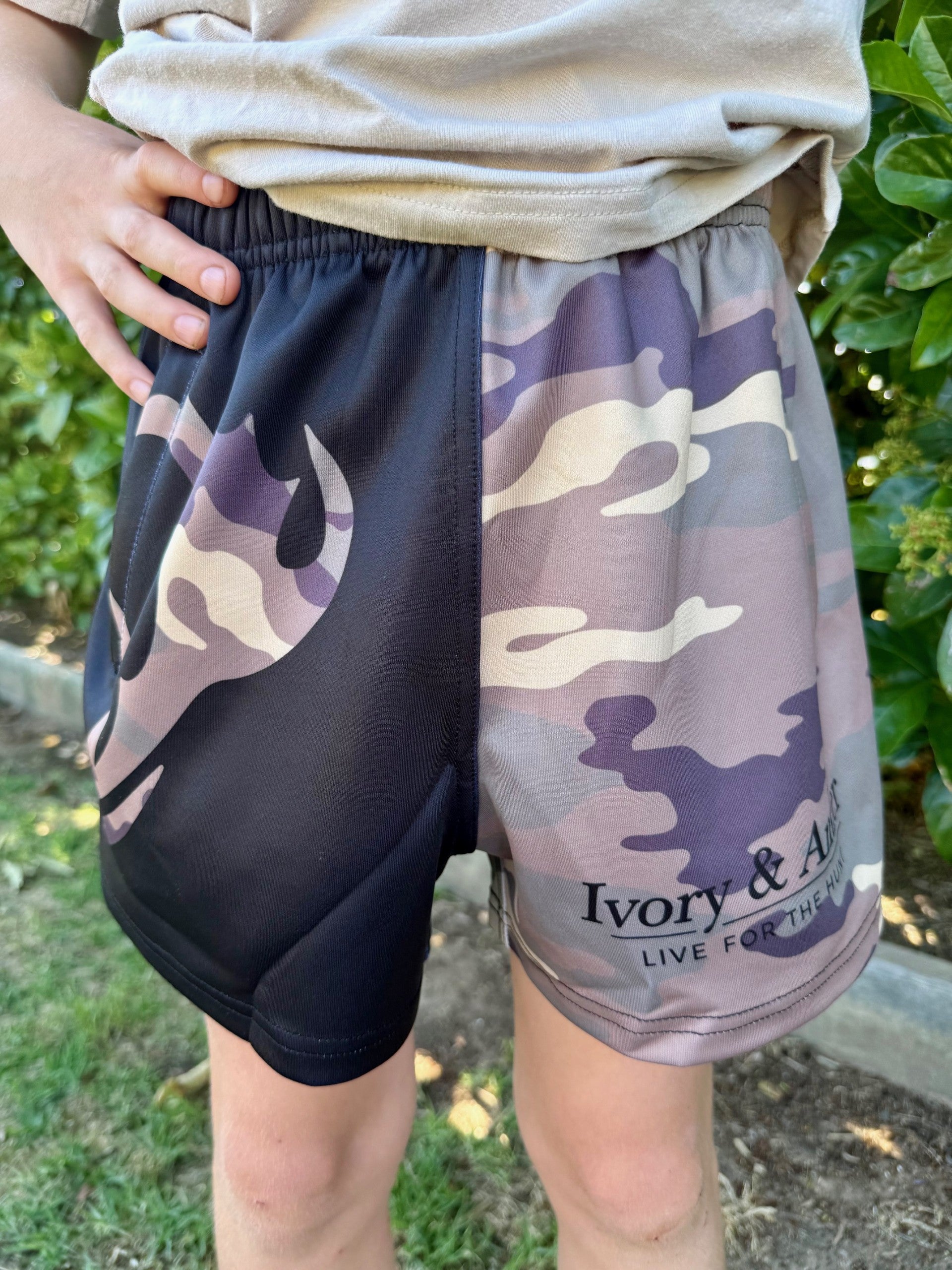 Kids Footy Short - Camo